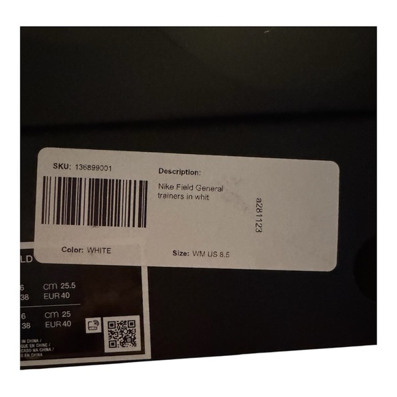 Nike Field General Trainers White Gum Sole Sneakers Women’s Size 8.5 - Picture 15 of 16